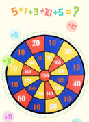 Alvo de Brinquedo Dardo Seguro Formato Bola Gruda-Gruda