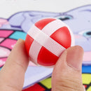 Alvo de Brinquedo Dardo Seguro Formato Bola Gruda-Gruda